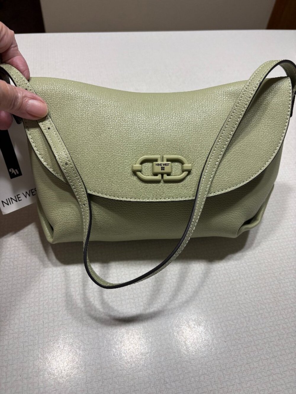 NWT Nine West Light Soft Green Shoulder/Satchel